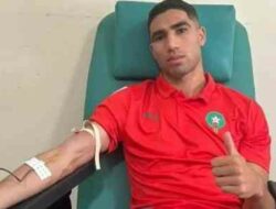 Pemain Andalan Timnas Maroko Achraf Hakimi Beri Inspirasi Lewat Donor Darah untuk Korban Gempa