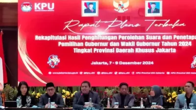 KPU Tetapkan Hasil Rekapitulasi Suara Pilkada Jakarta Tingkat Provinsi