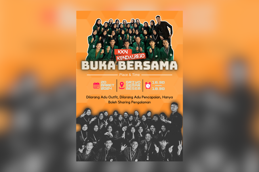 Poster Buka Bersama KKN